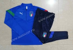 2022-23 Italy  Blue Soccer Tracksuit-815