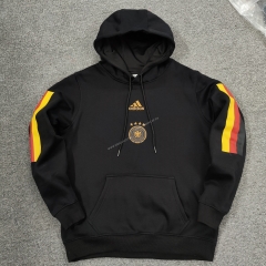 2022-23  Germany Black   Thailand Tracksuit Top With Hat-CS