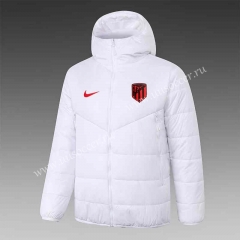 2022-23 Atletico Madrid White Thailand Soccer Coat With Hat-GDP