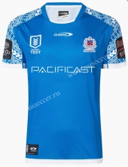 2022-23 Samoa Home Blue  Thailand Rugby Jersey
