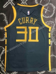 2018 Version NBA Golden State Warriors Dark Gary #30 Jersey-311