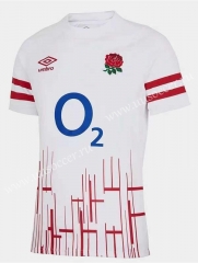 22-23 England Home White Rugby Jersey