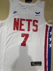 Commemorative  NBA Brooklyn Nets White  #7 -1380