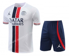 2022-23 Paris SG White Thailand Soccer  Uniform-418