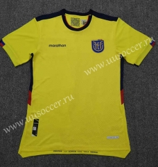 2022-23 Ecuador Home Yellow Thailand Soccer Jersey-709
