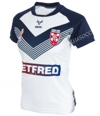 (s-5xl)22-23 England Blue&White Rugby Jersey