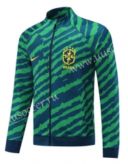 22-23  Brazil Green Soccer Jacket -LH