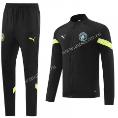 2022-23 Manchester City Black  Thailand Soccer Jacket Uniform-LH