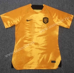 2022-23 Netherlands Home Orange  Thailand Soccer Jersey AAA-709