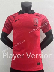 Player version 2022-23 Korea Republic Home  Red Thailand Soccer Jersey-2016