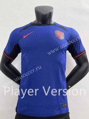 Player Version 2022-23 Netherlands Home Blue  Thailand Soccer Jersey AAA-2016