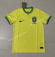 （s-4xl）2022-23  World Cup Brazil Home Yellow  Thailand Soccer Jersey AAA-818