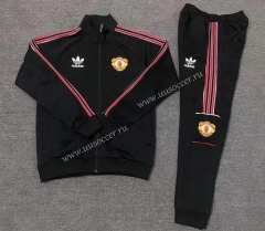 2022-23 Manchester United Black Thailand Soccer Jacket Uniform
