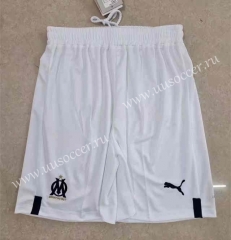 2022-23 Olympique Marseille Home White Thailand Soccer Shorts