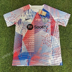2022-23 Barcelona Blue&Red Thailand Soccer Training Jersey-305