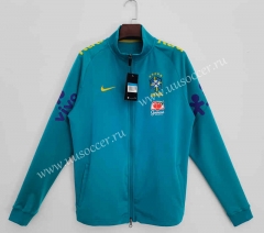 2022-23  Brazil Blue Soccer Jacket TOP-c1046