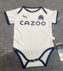 2022-23 Olympique de Marseille Home White Baby Soccer Uniform-507