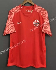 2022-23 Canada  Home Red  Thailand Soccer Jersey