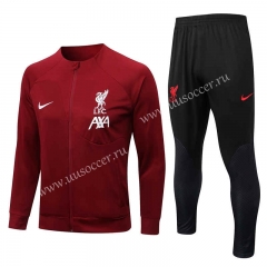 2022-23  Liverpool Dark Red  Thailand Soccer Jacket Uniform -815