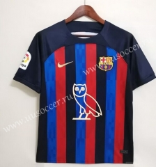 with  logo  (s-4xl)2022-23  Barcelona Home Red&Blue Thailand Soccer Jersey AAA-7428