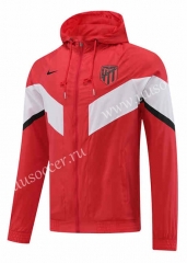 2022-23  Atletico Madrid Red Trench Coats With Hat-LH