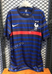 19-20 Retro Version France Home Blue Thailand Soccer Jersey AAA-2669