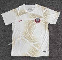 2022-23 Qatar Away White Thailand Soccer Jersey-2282