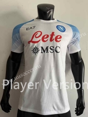 Player Version 2022-23 Napoli  Away White Thailand Soccer Jersey AAA-4691