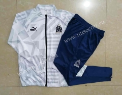 2022-23  Olympique de Marseille White Jacket Uniform-815