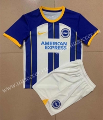 2022-23 Brighton & Hove Albion Home Blue&White Soccer Uniform-AY