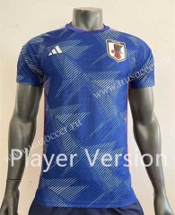 Player version 22-23  World CupJapan Home Blue Thailand Soccer jersey AAA-518