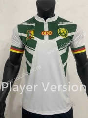Player version 2022-23 Cameroon Away  White  Thailand Soccer Jersey-SJ
