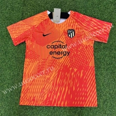 2022-23 Atletico Madrid  Orange Thailand Soccer Training Jersey