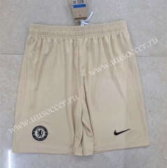 2022-23 Chelsea 2nd Away Yellow Thailand Soccer Shorts-5805