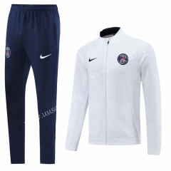 2022-23 Paris SG White Soccer Jacket Uniform -LH