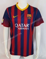 13-14 Retro Version Barcelona Home Red&Blue  Thailand Soccer Jersey AAA-503