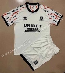 2022-23  Middlesbrough 2nd Away White Soccer Uniform-AY