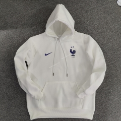 2022-23  France White  Thailand Tracksuit Top With Hat-LH