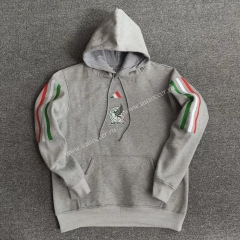 2022-23  Mexico Grey Thailand Tracksuit Top With Hat-LH