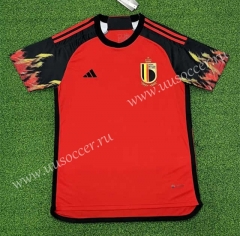 2022-23 Belgium Home Red Soccer Thailand jersey-403