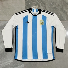 22-23 Argentina Home Blue LS Thailand Soccer Jersey AAA
