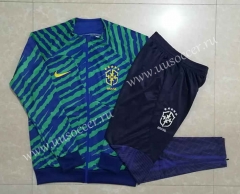 2022-23 Brazil Green Soccer Jacket Uniform-815