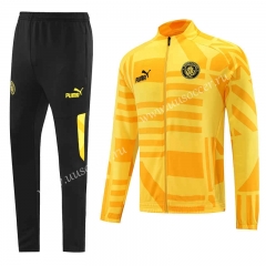 2022-23 Manchester City  Yellow  Thailand Soccer Jacket Uniform-LH