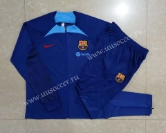 2022-23 Barcelona Royal Blue Soccer Jacket Uniform -815
