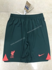 2022-23  Liverpool 2ndAway Green Thailand Soccer Shorts