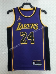 2022-23  NBA Lakers Purple #24  Jersey-311