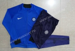 2022-23  Inter Milan Cai Blue Thailand Soccer jacket  Uniform -815