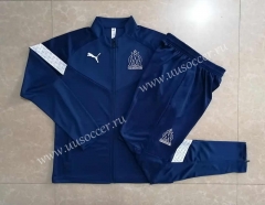 2022-23  Olympique de Marseille Cai Blue Jacket Uniform-815