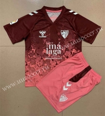 2022-23 SS Málaga CF  Away Red Soccer Uniform-AY