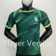 Player version 2022-23   Brazil Green Thailand Soccer Jersey AAA-888